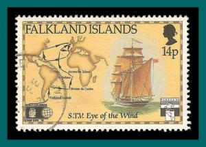 Falkland Islands 1991 Columbus, used  545,SG643