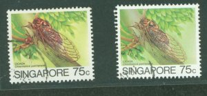 Singapore #460-460a Used