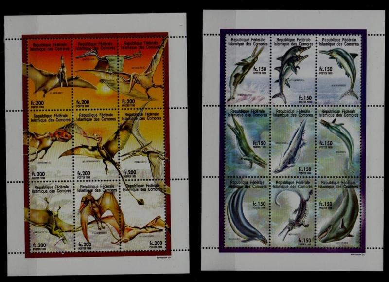 Comoro 895A-96 MNH Prehistoric animals SCV16.25