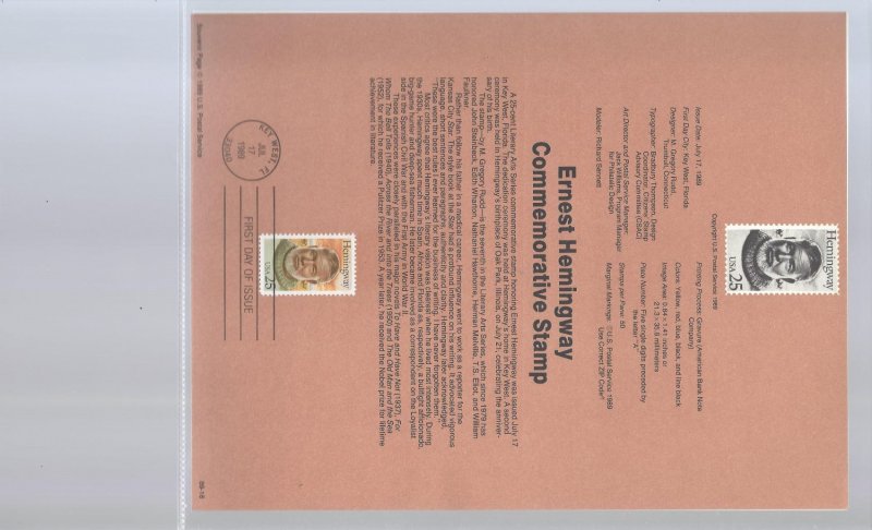 25ea United States FDC Panels See Scans