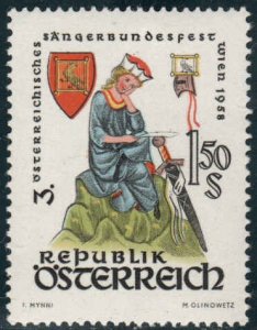 Austria  #634  Mint NH CV $0.45