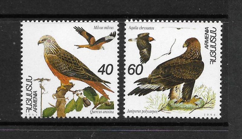 BIRDS - ARMENIA #499-500  MNH