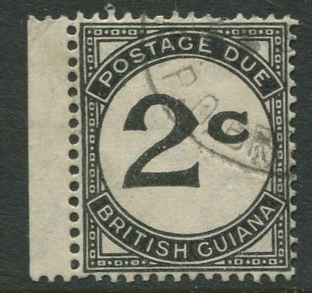 British Guiana - Scott J2 - Postage Due -1940-55 - FU - Single 2c Stamp