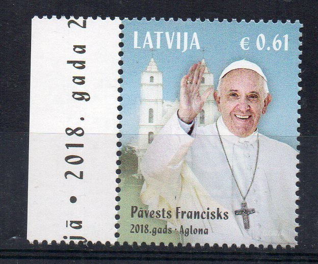 LATVIA - POPE FRANCIS - 2018 -