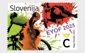 SLOVENIA - 2023 - YOUTH OLYMPIC FESTIVAL - SKATEBOARD - CYCLING - BASKETBALL -