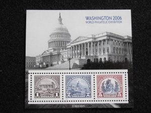 US - SCOTT# 4075 - SOUVENIR SHEET OF 3 - MNH - CAT VAL $31.75