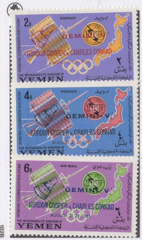 YEMEN Mi 179-181A VF-MNH OLYMPICS CAT VALUE $55+