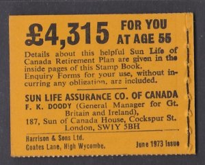 BK127 1973 Booklet MNH