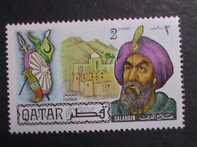 ​QATAR-1971 SC# 232-3 FAMOUS PERSONS OF ISLAM MINT VF WE SHIP TO WORLD WIDE