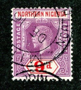 1912 Northern Nigeria Sc.#47 used ( 826 BCXX )
