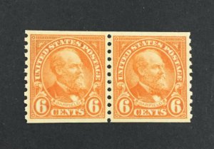 MOMEN: US STAMPS #723 PAIR MINT OG NH XF+ LOT #76102*