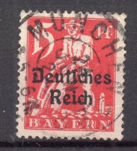 Germany 1920 Early Issue Fine Used 15pf. Optd NW-95706