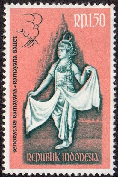 Indonesia 547 - Mint-NH - Kidang Kentiana (Ramayana Ballet) (cv $0.85)