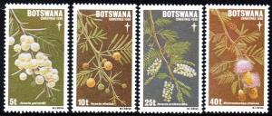 Botswana - 1980 Christmas Flora Set MNH** SG 473-476