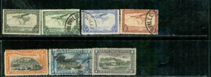 Congo Aircraft , 7 stamps