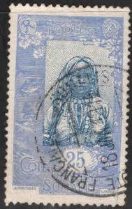 Somali Coast Scott 92 Used  stamp