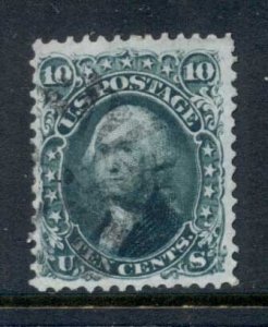 USA 1861-62 Sc#68 10c Washington FU