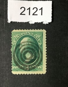 MOMEN: US STAMPS #147 USED LOT #2121