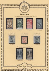 Italy Regno - Investment Collection Vittorio Em. III - cv 3000$  1911-1922