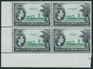 Solomon Islands 98 block/4, MNH. Mi 90. QE II,1960. Henderson Field,Guadalcanal.