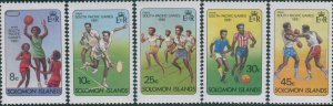 Solomon Islands 1981 SG439-443 South Pacific Games set MNH