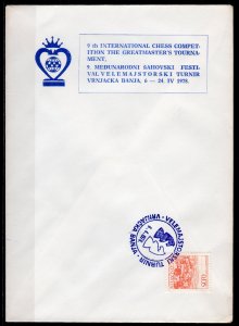 Yugoslavia 1978 - 9th.International CHESS Competition Greatmaster's Cover
