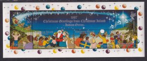 Christmas Island 212 Christmas Souvenir Sheet MNH VF