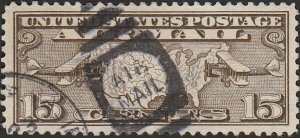 # C8 USED Fine+ MAP AND TWO MAIL PLANES