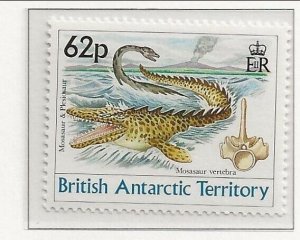 BRITISH ANTARCTIC TERRITORY (BAT) Sc 172-75 MNH issue of 1991 - DINOSAURS 