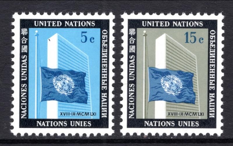 UN New York 108-109 MNH VF