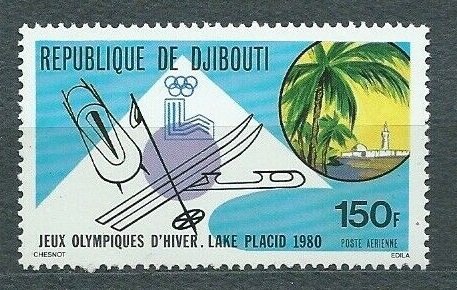 1980 Djibouti 265 1980 Olympic Games in Lake Placid 3,20 €