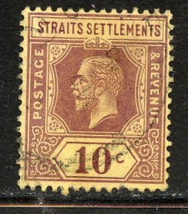 Straits settlements # 158, Used.