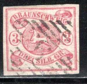 German States Brunswick Scott # 11, used