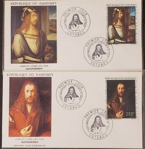 Dahomey 1971 First Day Cover Albert Durer Self Portraits 