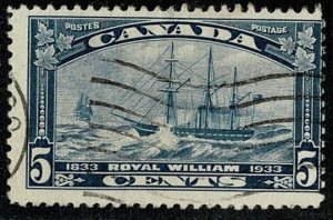 Canada #204 5c ship used