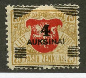 Lithuania, Scott #115, Unused, Hinged