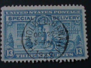 ​UNITED STATES-1944 SC#E17-SPECIAL DELIVERY13-CEN-USED VF-80-YEARS OLD