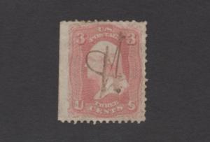 TheStampNut > Scott# 64 WASHINGTON USED PINK WITH MANUSCRIPT CANCEL