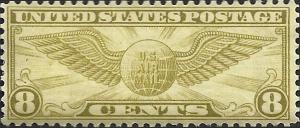 # C17 MINT HINGED WINGED GLOBE