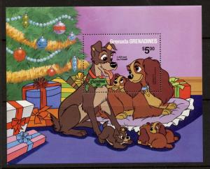 Grenada Grenadines 459 MNH Disney, Lady & the Tramp, Christmas