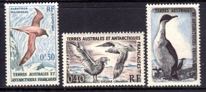 French Southern & Antarctic Territory 1959 Birds Complete Mint MNH Set SC 12-14