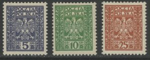 Poland 258-260 * mint HR disturbed og (B 312)