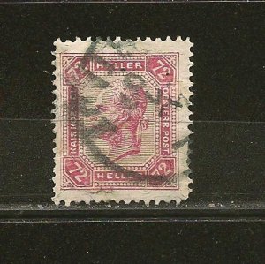 Austria SC#105a With Varnish Bars Used