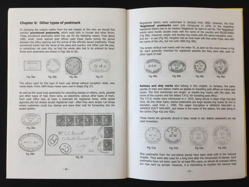 Jamaica Postmarks Illustrated Stamp Guide 2002 (44 Pages) AB167