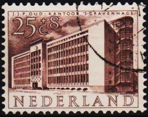 Netherlands. 1955 25c+8c S.G.814 Fine Used