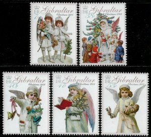 Gibraltar #1029-33 MNH Set - Christmas Angels