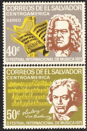 El Salvador #818 & C296 MNH 