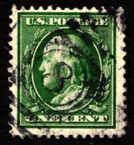 1908, US 1c, Franklin, Used, Sc 331