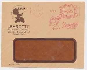 Illustrated meter cover Deutsches Reich / Germany 1929 Chocolate - Sarotti