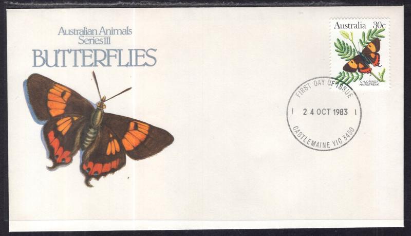 Australia 875A Butterfly U/A FDC